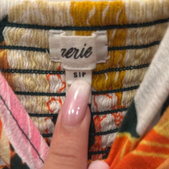 Floral Multicolor Spring Women's Blouse - Picture 4 of 8